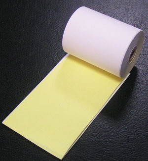 2 Ply White /Canary 2 1/4 in.  for UNISYS:  Ret...